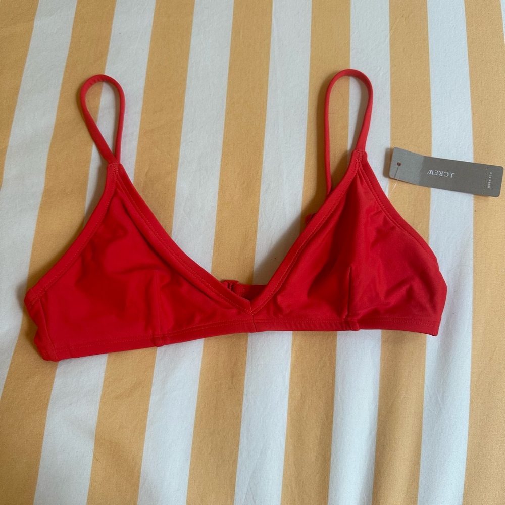 Brand new J. crew French bikini top size XS